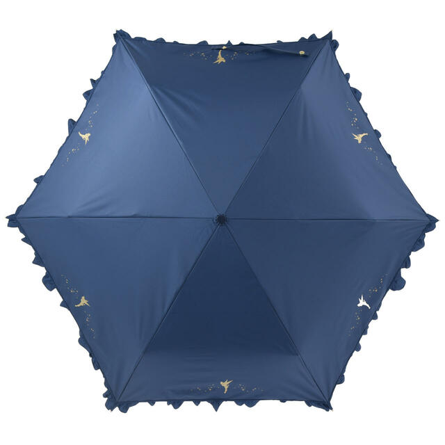 ティンカー・ベル 折りたたみ傘 晴雨兼用 チャーム付き SHINY DAY 4,000円