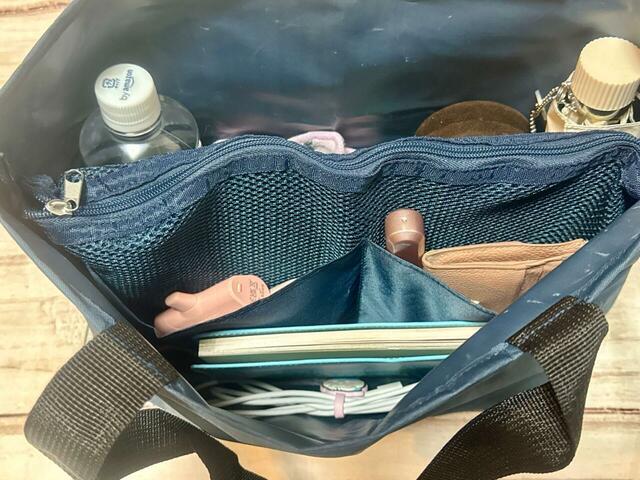 大容量かつ仕分けながら収納ができる、至れり尽くせりなバッグ！