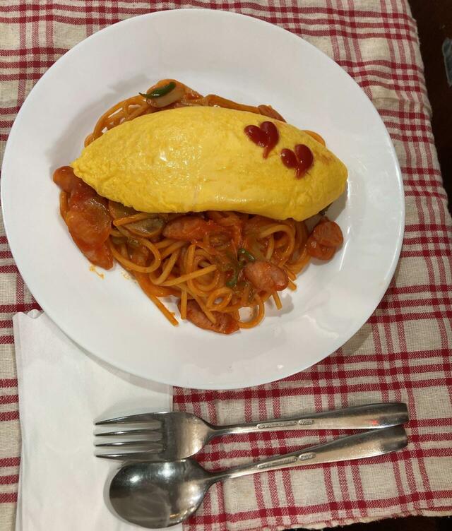 「たいめんけん/洋食屋さんのオムナポリタン」<価格:1,485円(税込)>【時代を越えて愛される“昭和レトロメニュー ”を大満喫♪「そごう横浜店」にあの頃の懐かしい味が勢ぞろい!】