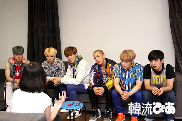 CROSS GENE＠『韓流ぴあ』取材中