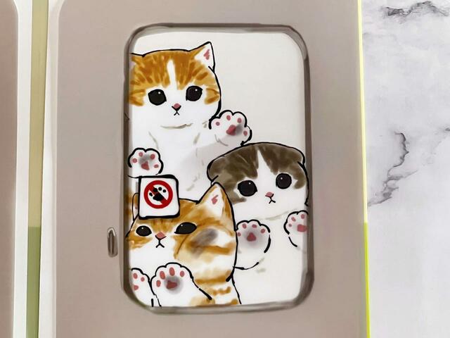 【Seria（セリア）】左下のムギュッと押しつぶされているにゃんこがたまりません！