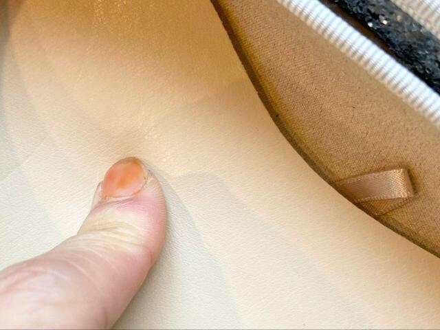 【GLOBAL WORK らくっション撥水バレエ】クッション性に優れたインソール。足の形状を問わず履き心地は最高です！