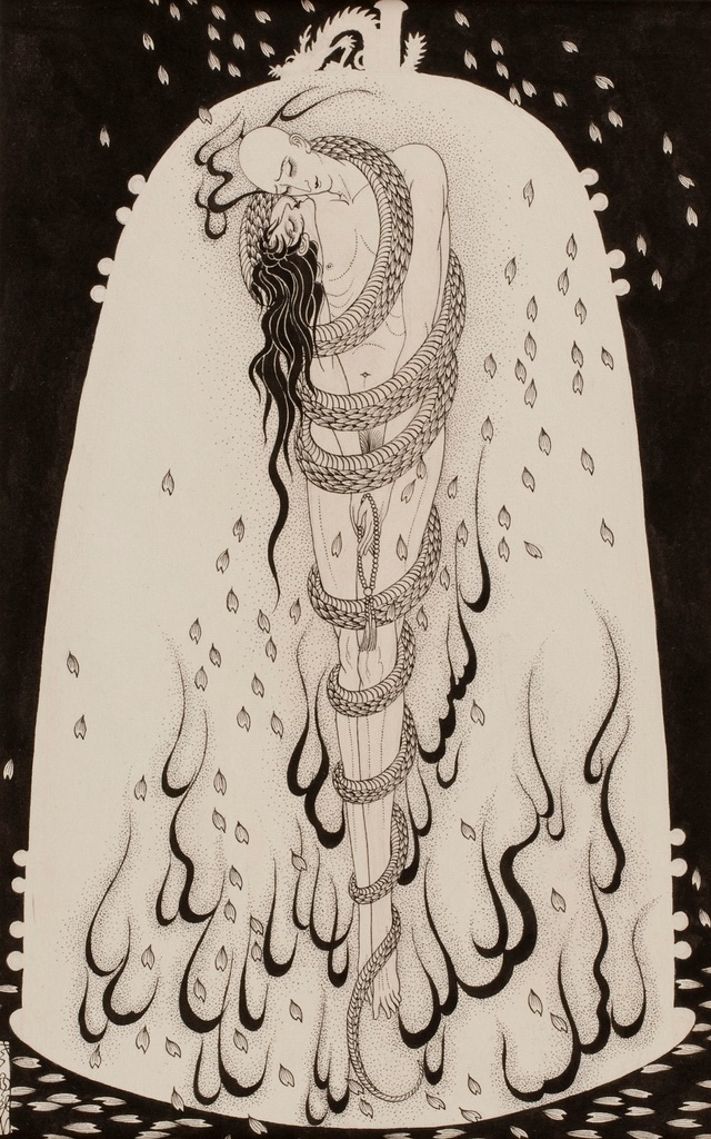 橘小夢　《安珍と清姫》 大正末頃、弥生美術館、半期展示