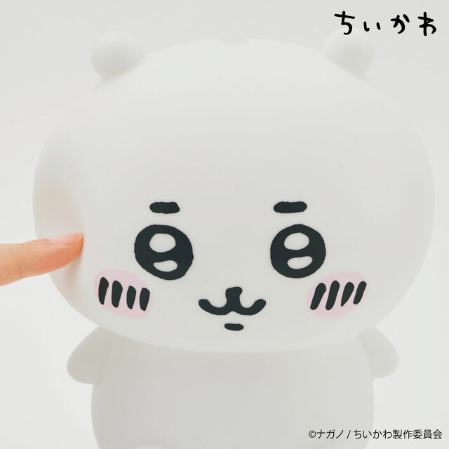 【ちいかわ ルームライト加湿器】シリコン素材で触り心地はぷにぷに♪