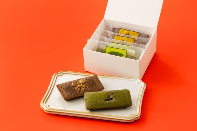 【nana's green tea「2026年福袋」】抹茶フィナンシェ2個・ほうじ茶フィナンシェ2個のセット