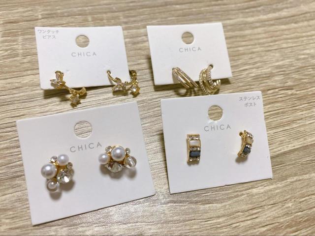 【3COINS】安くてかわいいイヤーアクセサリー