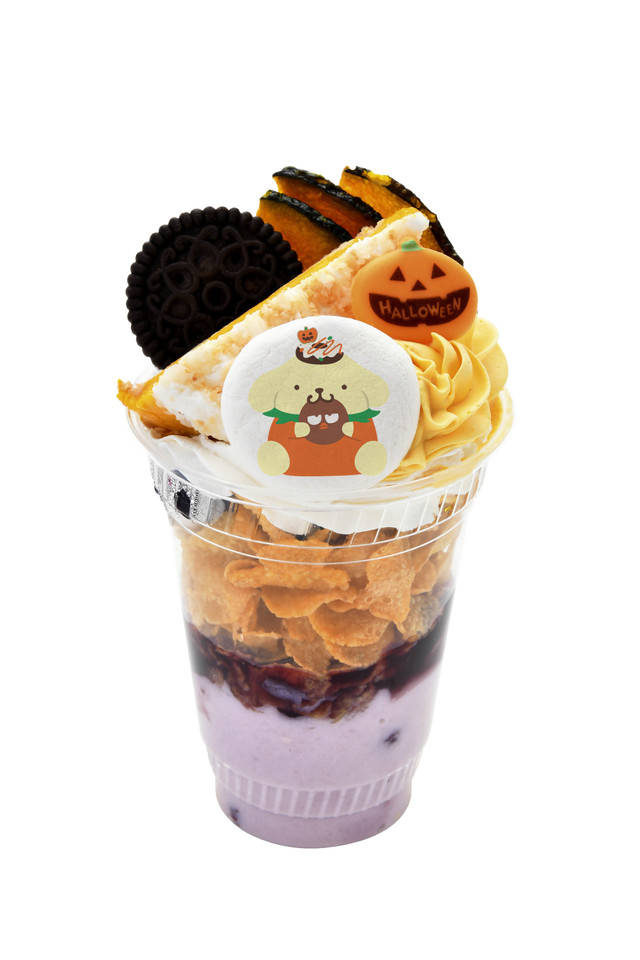 プリンのハロウィーンパーティパフェ(税込800円)