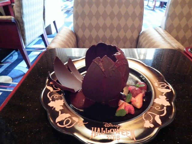 チョコレートが崩れてきました。