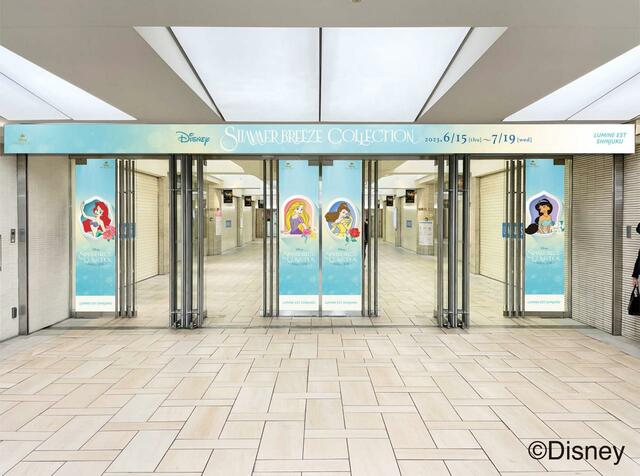 ディズニープリンセス×ルミネエスト新宿「SUMMER BREEZE COLLECTION」