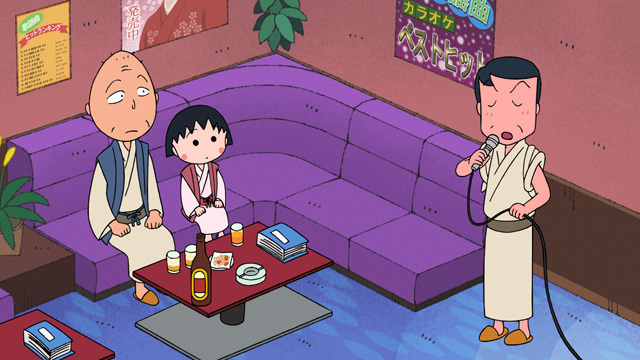 『まる子、さぬきに行く』の巻。ヒロシも歌う! © さくらプロダクション / 日本アニメーション