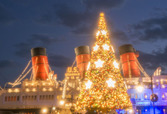 東京ディズニーシー「クリスマス・ウィッシュ」アメリカンウォーターフロントのイルミネーション