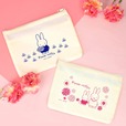 【ミッフィー／Flower Miffy Pop-Up Marche】店内で税込み5500円以上購入で、「フラワーミッフィーオリジナルデザイン仕分けポーチ「(全2種、第1弾と第2弾で各1種ずつ）」をプレゼント