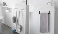 【山崎実業】トイレキャビネット扉ハンガー タワー/キャビネットの外側にも内側にも設置可能♪