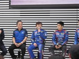 SUBARUファンミーティング／左より、辰巳英治総監督、佐々木孝太選手、井口卓人選手