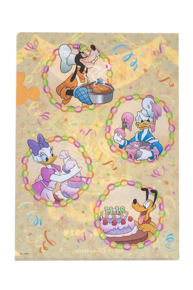 クリアホルダー　A4サイズ　300円　のバックデザイン