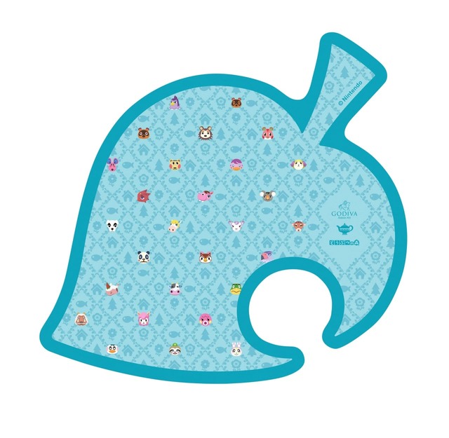 【ゴディバ meets どうぶつの森】「ゴディバ meets どうぶつの森 アソートメント/Pink 6粒入 ティーマットセット」(3,240円)のティーマット