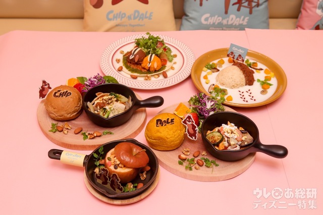 「チップ＆デール」OH MY CAFEフードメニュー