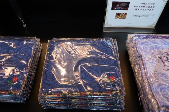 ミニタオル 1,000円｜サイズ：W200mm×H200mm｜劇団四季 ディズニーミュージカル『美女と野獣』東京ディズニーリゾート内舞浜アンフィシアター公演オリジナルグッズ