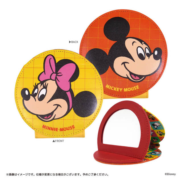 ファブリックミラー 1,800円+税|「ミニーマウスの日」キデイランドオリジナルデザイングッズ