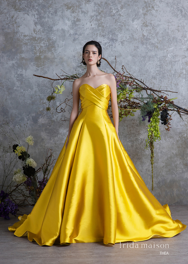 クラウディア|「Irida maison(イリーダメゾン)」新作ウェディングドレス|IM-0046_Yellow