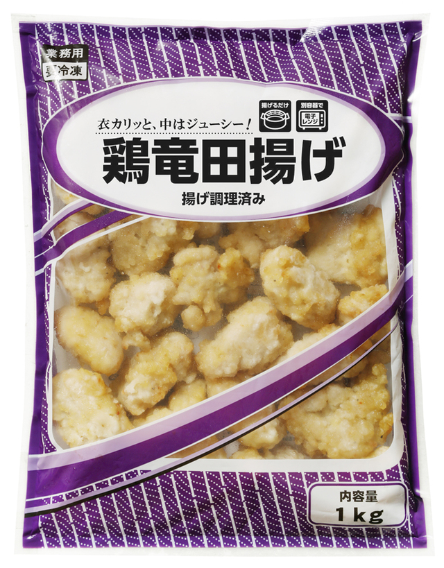 【業務スーパー 肉系商品 人気ランキング 6位】「鶏竜田揚げ」1kg 807円（税込）