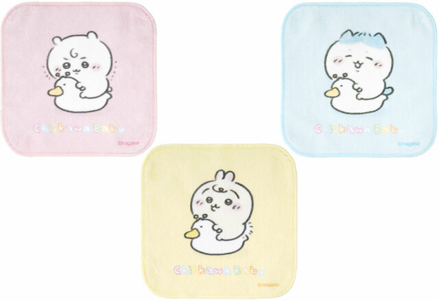 「ちいかわベビー」スクエア3枚セットタオル 1,210円