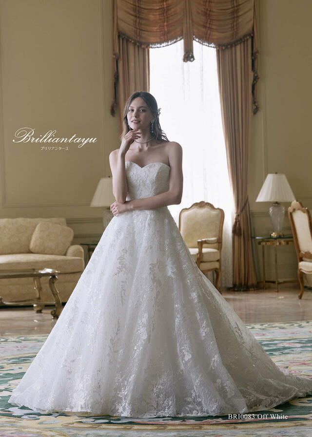 クラウディア|「Brilliantayu (ブリリアンターユ)」新作ウェディングドレス|BRI-0083_OffWhite