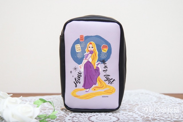 『sweet 2021年8月号増刊』特別付録「ディズニープリンセスデザインのダブルジップコスメポーチ＆ミラー」