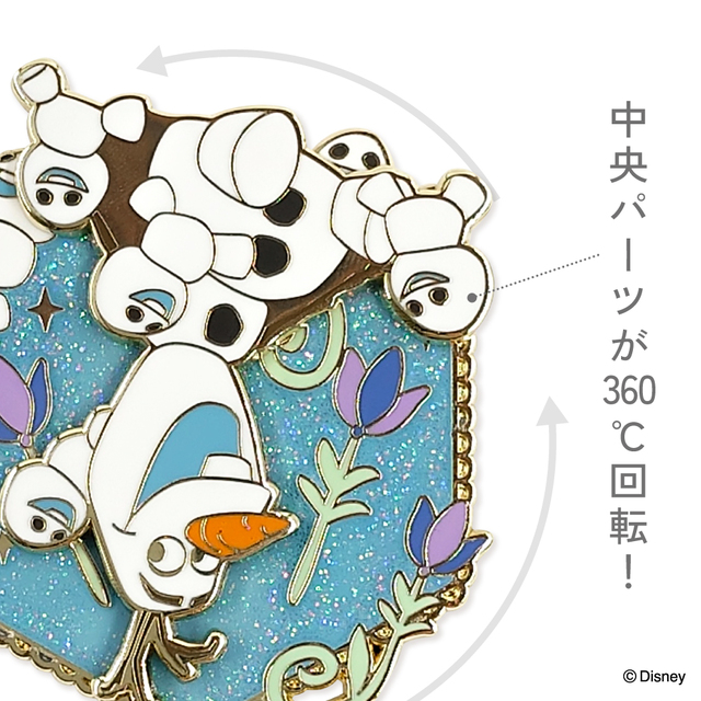 コレクションピンバッジ　オラフ＆スノーギース　1,980円