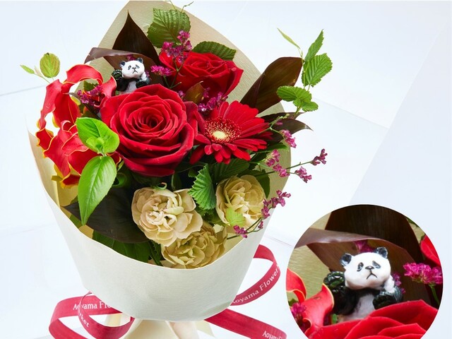 「パンダブーケ」<価格:3,000円(税込)> 【エキュート上野でパンダフェア「PANDA PARK」開催!「たれぱんだ」のポップアップショップもオープン!】