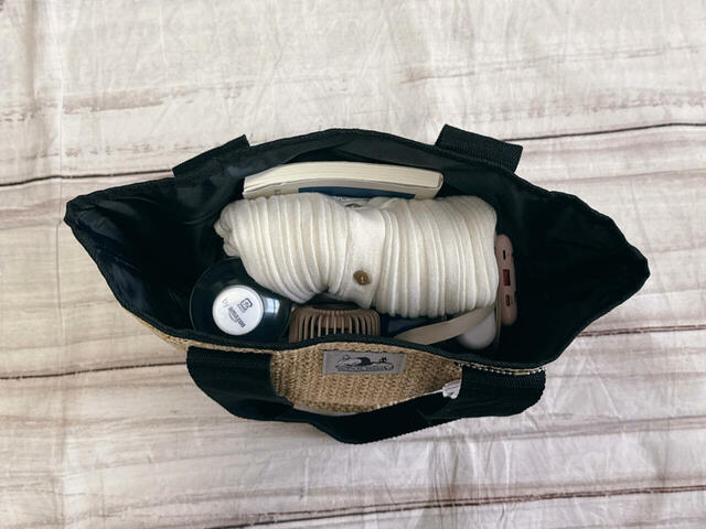 カーディガンも入る大容量！