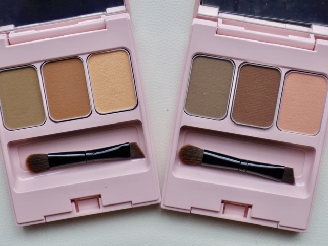 アイブロウパウダー【ミッキー&ミニー】左から、レッドブラウン、オレンジブラウン 各2000円＋税