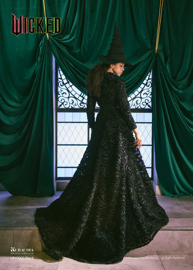 【クラウディア】『ウィキッド』新作ウェディングドレス「WICKED|KURAUDIA」 UNI0002_Black