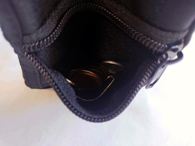 小銭を入れた状態