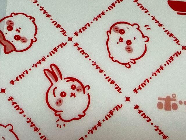 ちいかわとうさぎのお顔もとってもキュート！