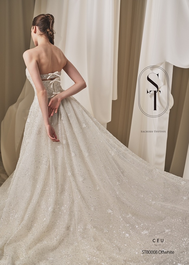 クラウディア|「ST(サチコツツイ)」新作ウェディングドレス|STB0008_Offwhite