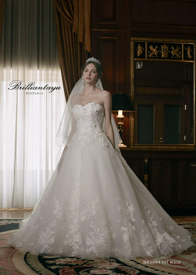 クラウディア|「Brilliantayu (ブリリアンターユ)」新作ウェディングドレス|BRI-0084_OffWhite