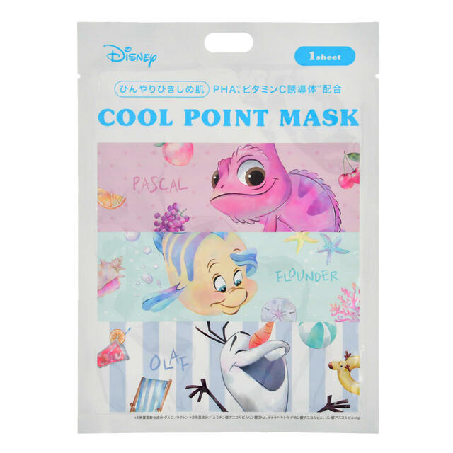 フランダー、パスカル、オラフ フェイスマスク アートポイントパック Disney Cool Goods 400円
