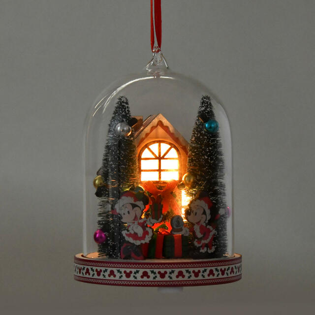 ミッキー＆ミニー オーナメント ライトアップ ドーム DISNEY CHRISTMAS 3,300円