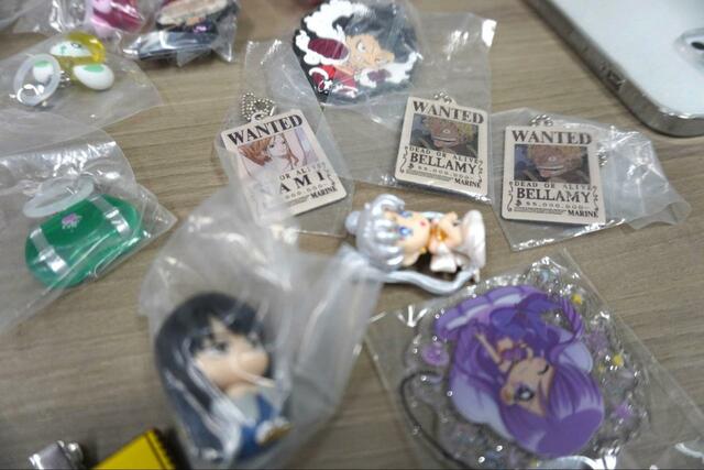 アニメ系のグッズも豊富にありました。幅広い！