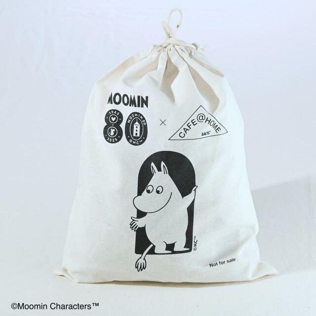「オリジナル巾着」＜セット価格：4,400円（税込）＞ 【ムーミンオリジナル巾着＆ボトル付きも！数量限定『CAFE@HOME ムーミン谷 水淹れアイスコーヒー』発売スタート！】