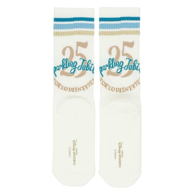 靴下 1,500円|「東京ディズニーシー25周年“スパークリング・ジュビリー”」スペシャルグッズ|販売店舗:東京ディズニーシー「エンポーリオ」|発売日:2026年4月8日(水)