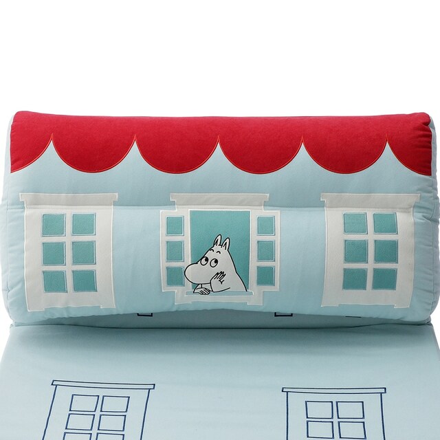 モチーフ型クッション付き4WAYソファーベッド 「ムーミン」