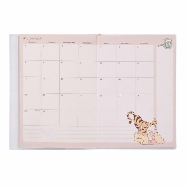 プー＆フレンズ 手帳・スケジュール帳 Calendar＆Organizer 2024 1,540円