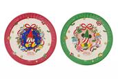 プレートセット 2,500円｜「ディズニー・クリスマス」スペシャルグッズ｜東京ディズニーリゾート40周年“ドリームゴーラウンド”｜発売日：2023年11月7日（火）｜販売店舗：東京ディズニーランド「ディズニー＆カンパニー」、東京ディズニーシー「エンポーリオ」