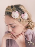 【Maison de FLEUR】「パンダツインズシリーズ」パンダヘアピン（姉妹）　各￥2,700