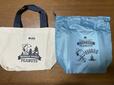 【リンネル2023年5月号　SNOOPY/LOGOS[スヌーピー／ロゴス]便利サイズの保冷巾着＆トートバッグ】トートバッグと巾着にはそれぞれ別のデザインが！