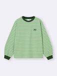 ライトスウェットボーダーT(長袖) ¥1,990｜GU「パワーパフ ガールズ」コレクション