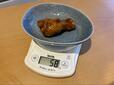 【コストコ BBQチキン】1本量ってみると58g、ほどよい大きさで食べやすいです◎