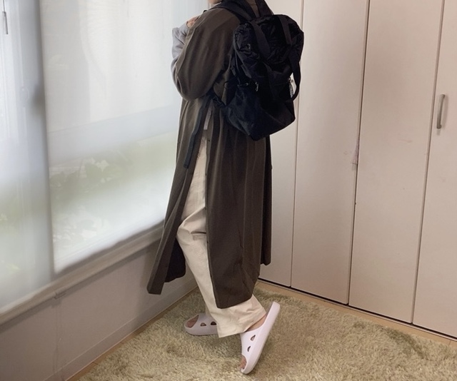 【ワークマン 撥水2WAYポケッタブルライトトート】大きすぎず小さすぎないサイズ感が使いやすい